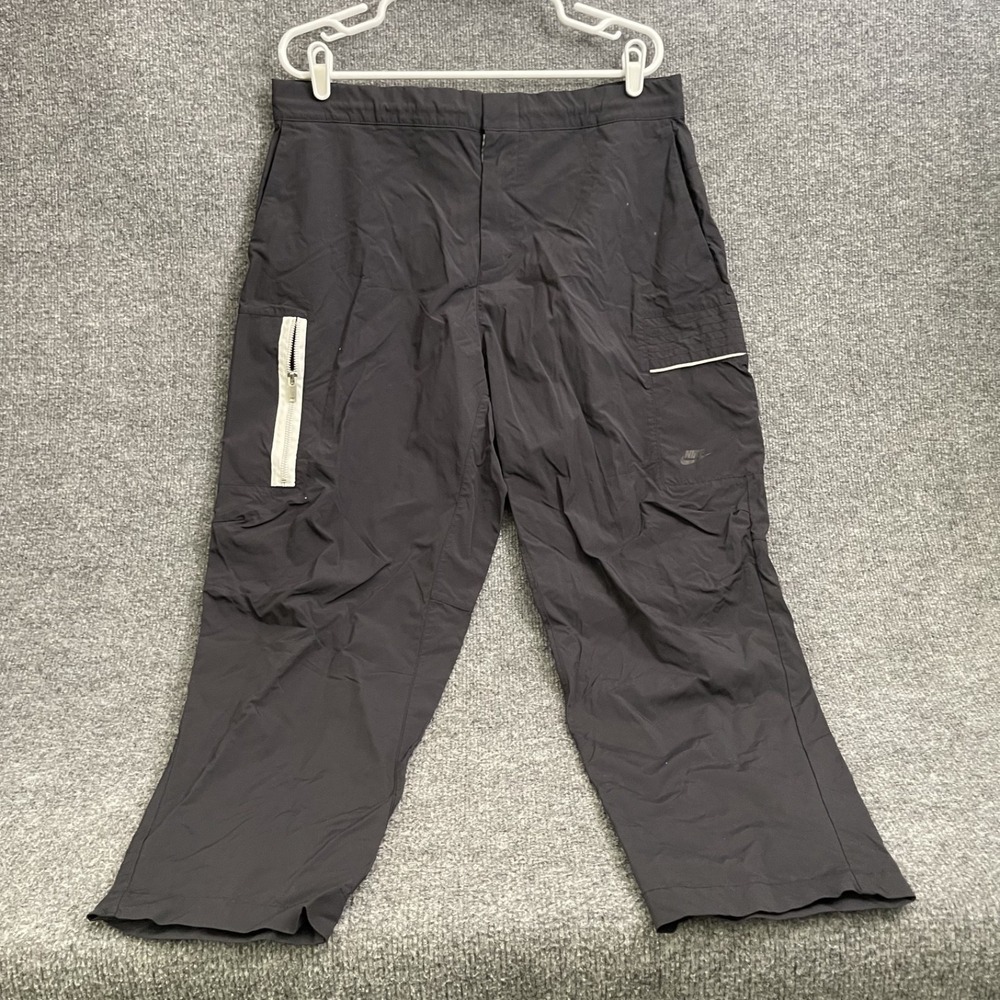 Nike Sportswear Essentials Utility Cargo Pants Men's Sz 36 Black DM6681